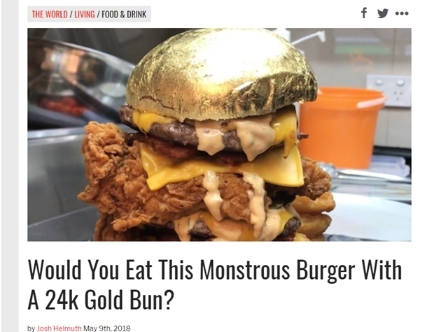 gold burger